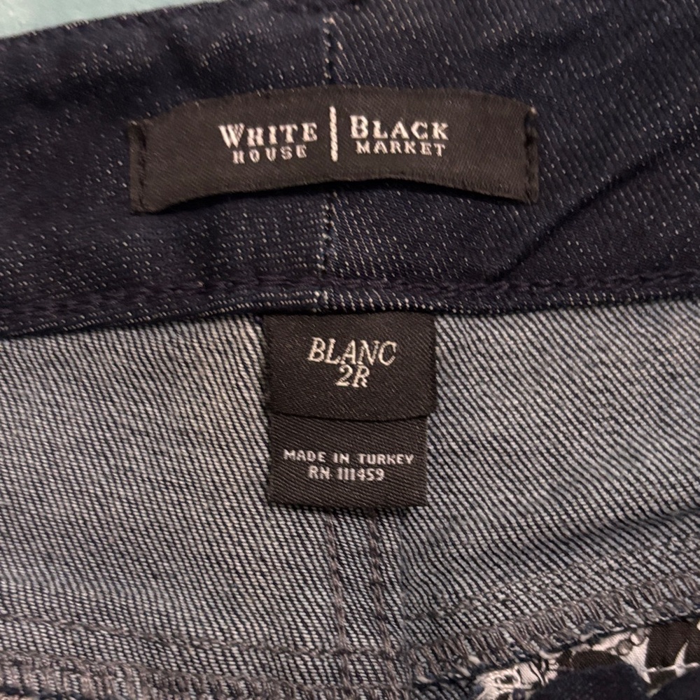 White House Black Market Dark Wash Jeans